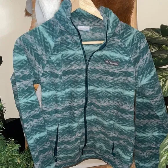 Columbia Zip Up Fleece Jacket - Picture 1 of 3